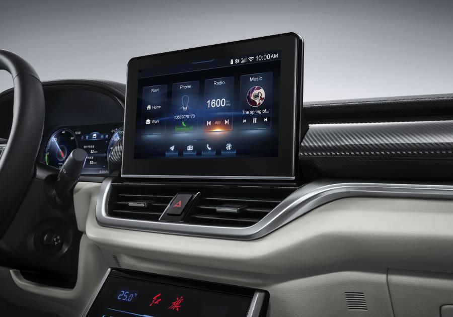 Детали интерьера HongQi E-HS3 2019 года  (фото 25 из 28)